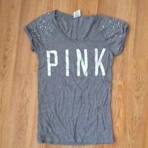 Grey T-shirt PINK
